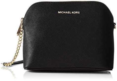 New Michael Kors Cindy Saffiano Leather Crossbody Dome